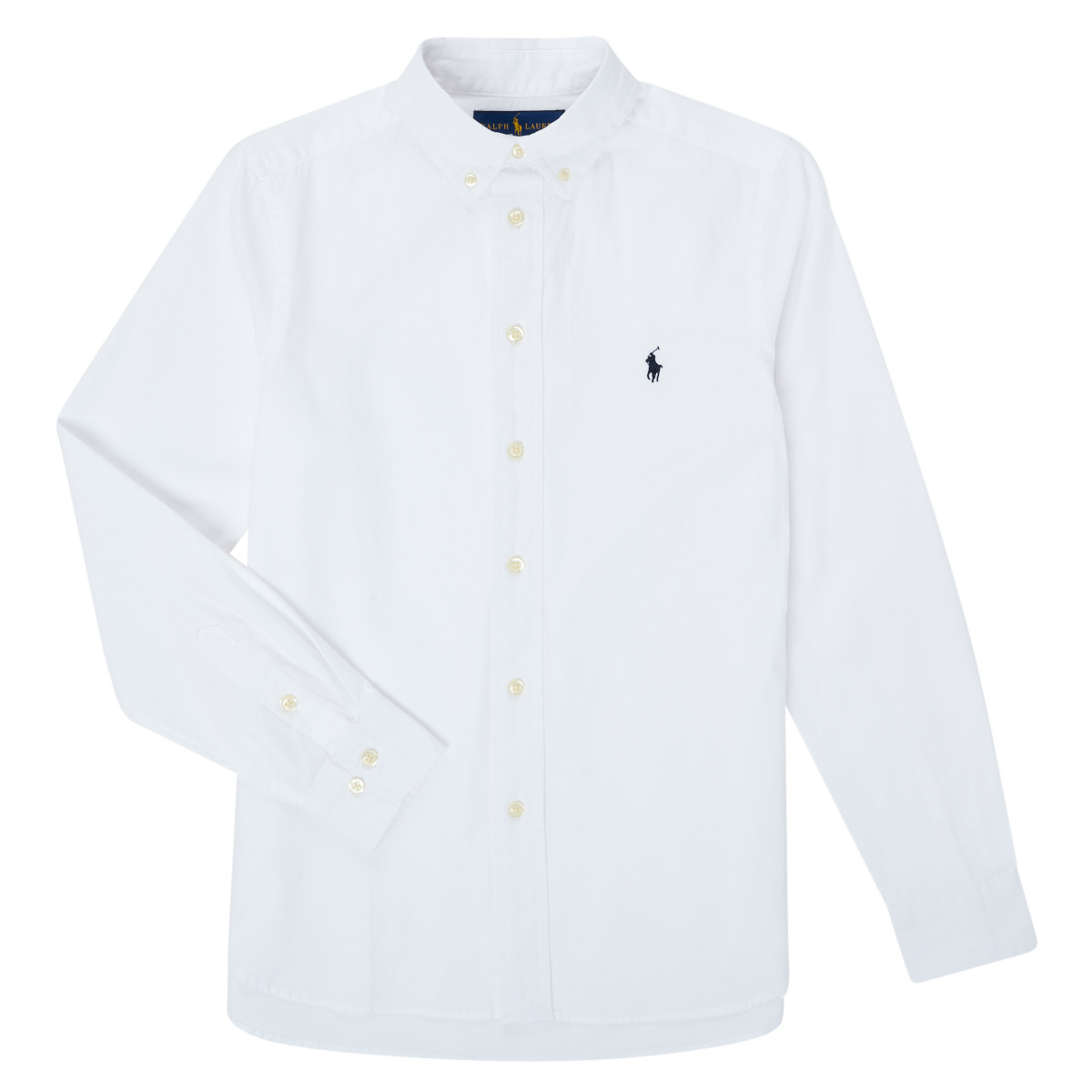 Textil Criança Camisas mangas comprida melan Polo Ralph Lauren TOUNIA Branco
