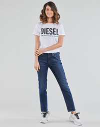Textil Mulher Calças Jeans Diesel D-JOY Azul