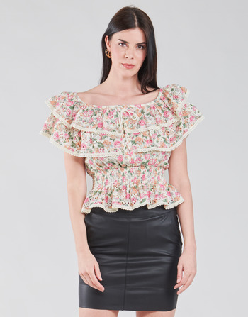 Textil Mulher Tops / Blusas Guess SS NEW ISOTTA TOP Rosa