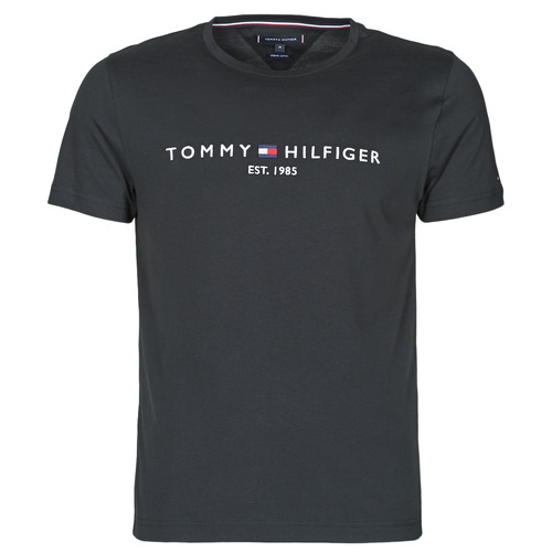 Textil Homem T-Shirt Grenoble mangas curtas Tommy Hilfiger CORE TOMMY LOGO Preto