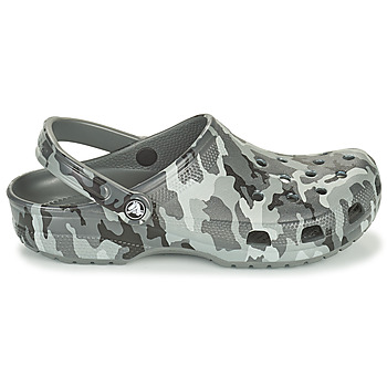 Crocs CLASSIC PRINTED CAMO CLOG Camuflagem / Cinza