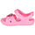 Sapatos Rapariga Sandálias Crocs CLASSICCROSSSTRAPCHARMSANDAL T Rosa