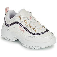 Sapatos Rapariga Sapatilhas Fila STRADA A LOW JR Branco / Bege