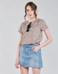 Textil Mulher Douuod Kids TEEN patch-detail short-sleeved T-shirt Rosa Deeluxe MERRY Multicolor