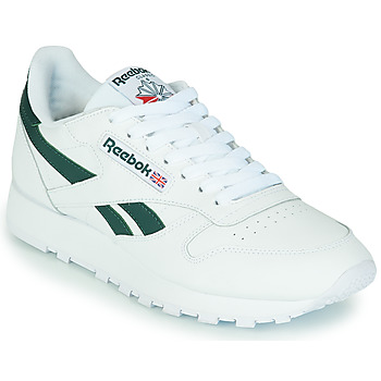 Sapatos Sapatilhas Reebok Classic CL LTHR Branco / Verde