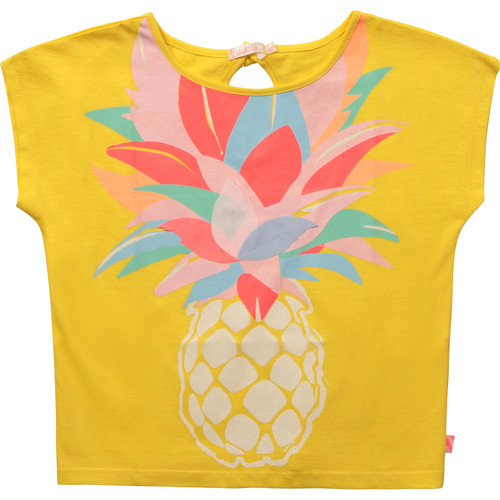 Textil Rapariga T-shirt mangas compridas Billieblush U15873-548 Amarelo