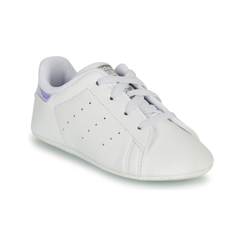 Sapatos Rapariga Sapatilhas visor adidas Originals STAN SMITH CRIB SUSTAINABLE Branco / Prateado