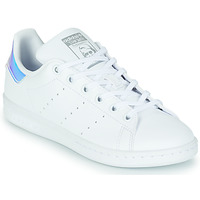 Sapatos Rapariga Sapatilhas adidas Originals STAN SMITH J SUSTAINABLE Branco / Iridescente