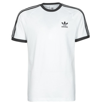 Textil Homem T-Shirt mangas curtas adidas Originals 3-STRIPES TEE Branco