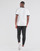 Textil Homem T-Shirt mangas curtas adidas haven Originals 3-STRIPES TEE Branco