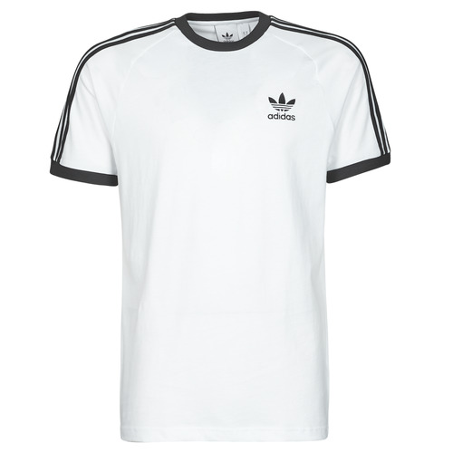 Textil Homem T-Shirt mangas curtas white adidas Originals 3-STRIPES TEE Branco
