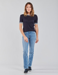 Textil Mulher Calças Jeans Lee MARION STRAIGHT Azul