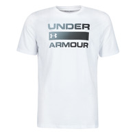 Textil Homem T-Shirt mangas curtas Under Armour UA TEAM ISSUE WORDMARK SS Branco