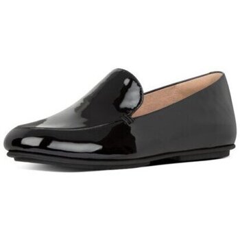 Sapatos Mulher Mocassins FitFlop LENA PATENT LOAFERS ALL BLACK CO Preto
