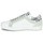 Sapatos Mulher Sapatilhas Meline KUC256 Branco / Prateado / Zebra