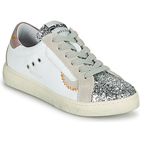 Sapatos Mulher Sapatilhas Meline CAR139 Branco / Glitter