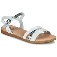 Sapatos Rapariga Sandálias Modelos exclusivos para criança OBINOU Branco / Prateado