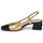 Sapatos Mulher Escarpim Fericelli TOUBET Ouro / Preto