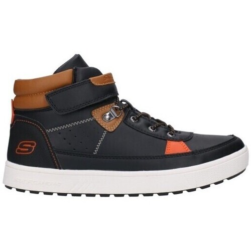 Sapatos Rapaz Botas Skechers 94127L Niño Negro Preto