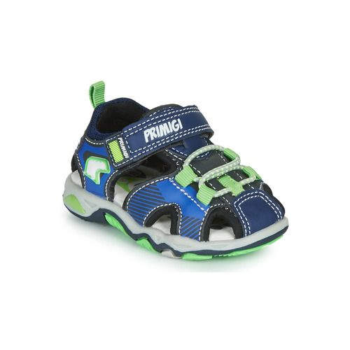 Sapatos Rapaz Sandálias supports Primigi DINNO Azul / Verde