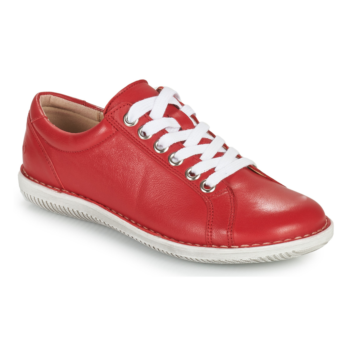 Sapatos Mulher Sapatilhas Casual Attitude OULETTE Vermelho