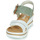 Sapatos Mulher Sandálias Rieker SOLLA Verde / Branco