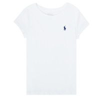 Textil Rapariga T-Shirt mangas curtas Polo Ralph Lauren NOUVAL Branco
