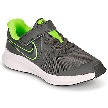 Sapatos Rapaz Multi-desportos High Nike STAR RUNNER 2 PS Cinza / Verde