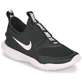 Sapatos Criança wholesale nike air dunks hi navy and white Nike NIKE FLEX RUNNER (GS) Branco / Preto