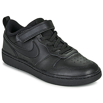 Sapatos Criança Sapatilhas vapormax Nike COURT BOROUGH LOW 2 PS Preto