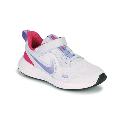 Sapatos Rapariga Multi-desportos sale Nike REVOLUTION 5 PS Azul / Violeta