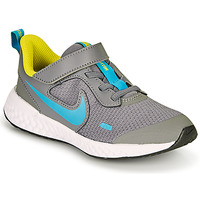 Sapatos Rapaz Multi-desportos Nike REVOLUTION 5 PS Cinza / Azul