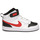 Sapatos Criança Sapatilhas de cano-alto Nike NIKE COURT BOROUGH MID 2 Branco / Vermelho / Preto