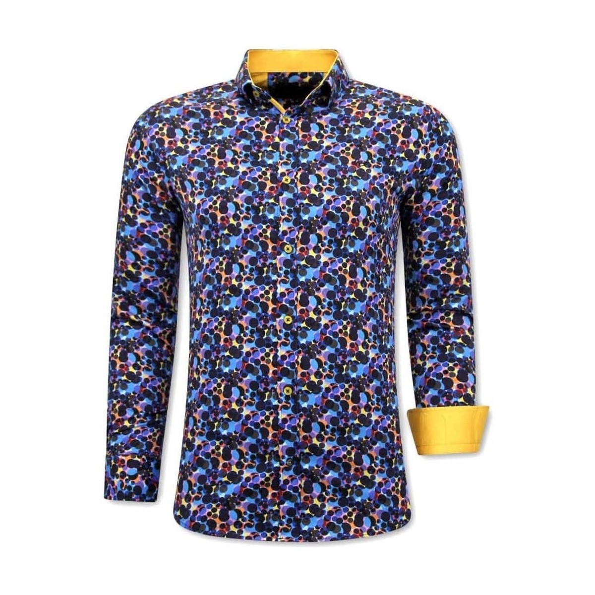 Textil Homem Camisas mangas comprida Tony Backer 115088609 Multicolor