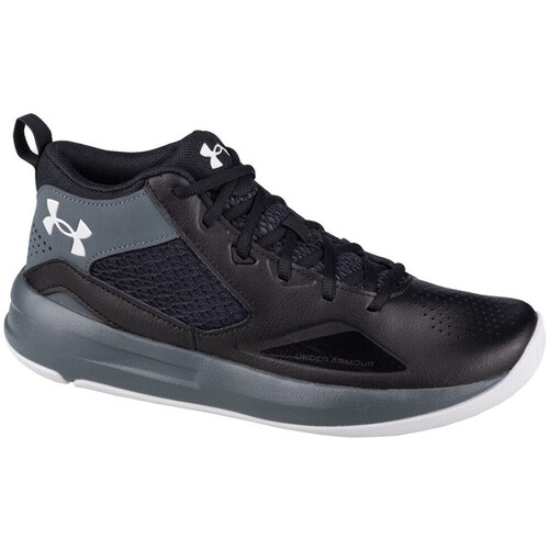 Sapatos Homem Sapatilhas de basquetebol Under Armour Lockdown 5 Grafite, Preto
