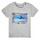 Textil Rapaz Back Graphic Logo T-shirt XS10031-24 Cinza