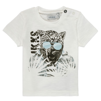 Textil Rapaz T-Shirt mangas curtas Ikks XS10161-19 Branco