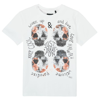 Textil Rapaz T-Shirt mangas curtas Ikks XS10513-19-J Branco