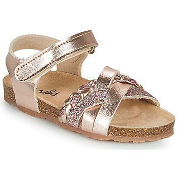 Sapatos Rapariga Sandálias Mod'8 KOENIA Rosa / Ouro
