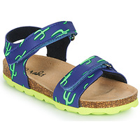 Sapatos Rapaz Sandálias Mod'8 KOURTIS Azul / Verde