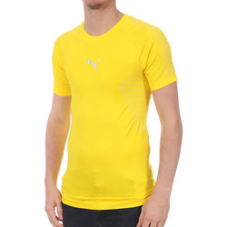 Textil Homem T-Shirt mangas curtas Puma  Amarelo
