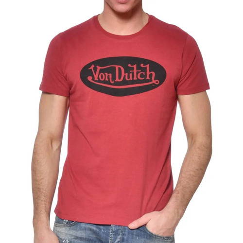 Textil Homem T-Shirt mangas curtas Von Dutch  Vermelho