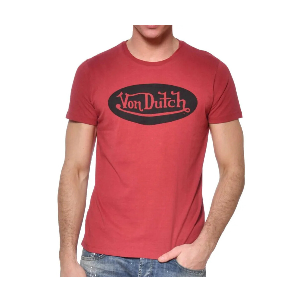 Textil Homem T-shirts Video e Pólos Von Dutch  Vermelho