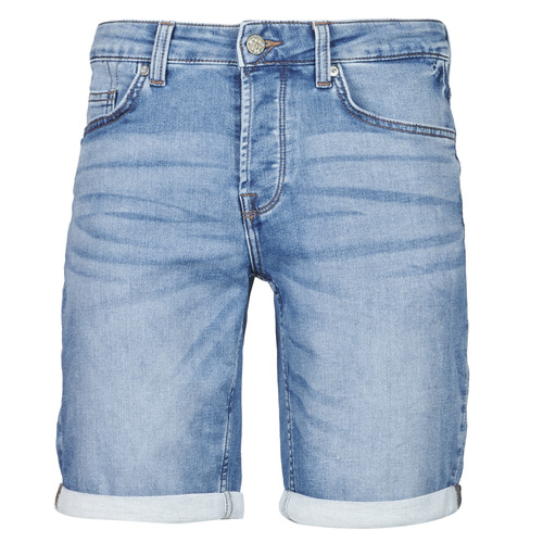 Textil Homem Shorts / Bermudas Calças de ganga slim  ONSPLY Azul