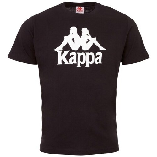 Textil Rapaz T-Shirt mangas curtas Kappa Caspar Kids Preto