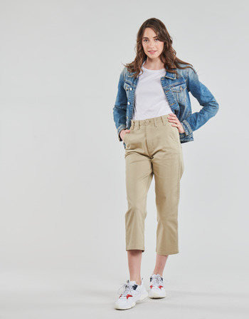 Textil Mulher Chinos Tommy Jeans TJW HIGH RISE STRAIGHT Bege