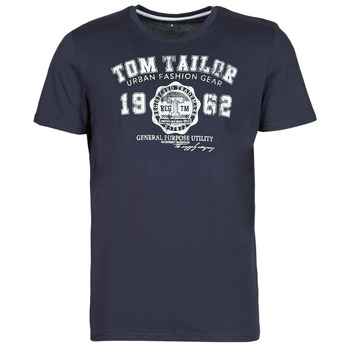 Textil Homem T-Shirt mangas curtas Tom Tailor 1008637-10690 Marinho