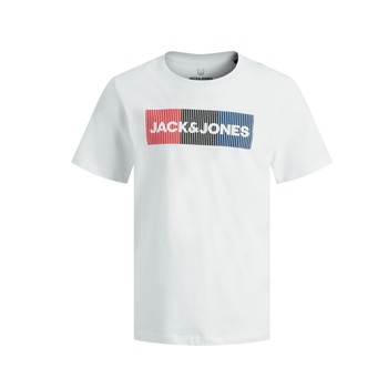 Textil Rapaz T-Shirt mangas curtas Jack & Jones JJECORP LOGO PLAY TEE Branco