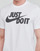 Textil Homem T-Shirt mangas curtas Nike NSTEE JUST DO IT SWOOSH Branco / Preto