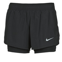 Textil Mulher Shorts / Bermudas racer Nike 10K 2IN1 SHORT Preto